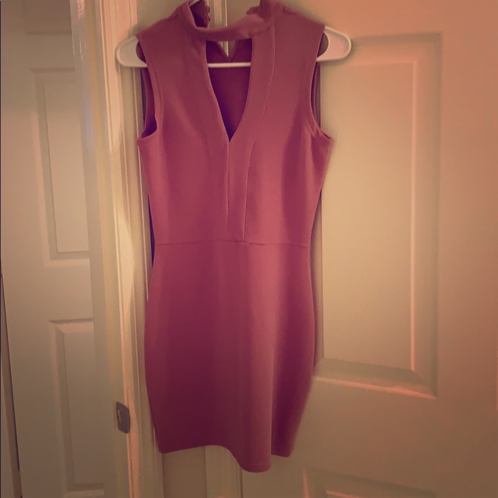 Rose pink dress